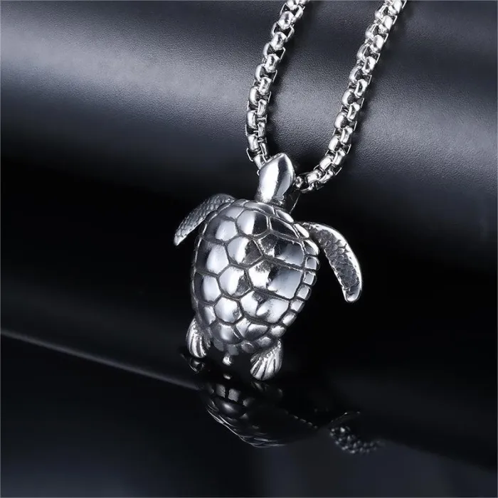 Unique Turtle Pendant – New Amazon-Inspired Stainless Steel Fashion Accessory | Wholesale Available