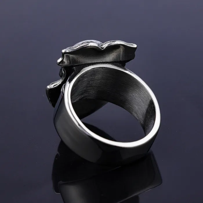 Punk Retro Skull Stainless Steel Ring – Factory Direct Wholesale In Stock
