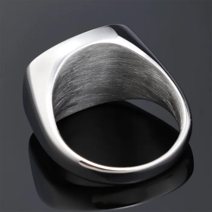 Vintage Punk Skull & Wrench Design Stainless Steel Ring – Biker Style Jewelry