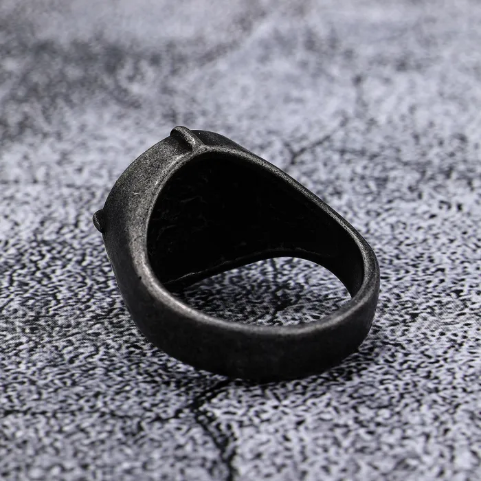 2024 Punk Style Nordic Compass Cross Viking Ring – Trendy Stainless Steel Jewelry in Stock