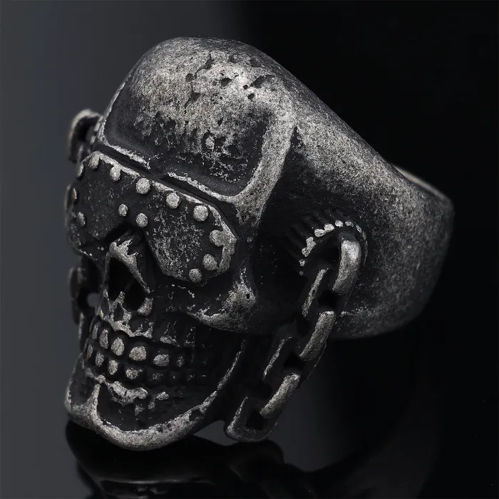Trendy and Unique Question Mark Skull Pendant – Unisex Stainless Steel Necklace