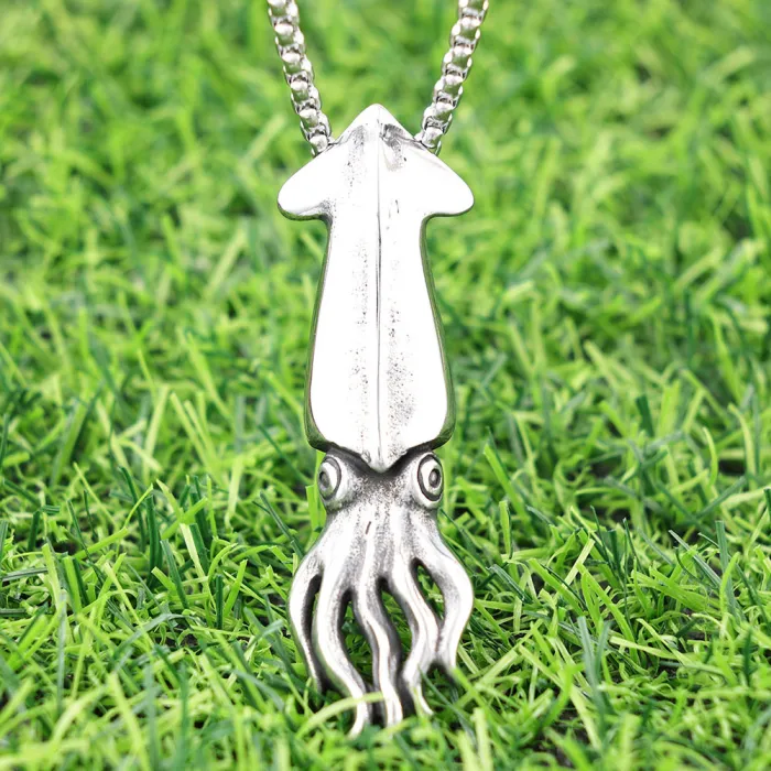 DIY Octopus Pendant Polished Stainless Steel | Gender-Neutral Jewelry | Trendy Design for Wholesale & Bulk Supply