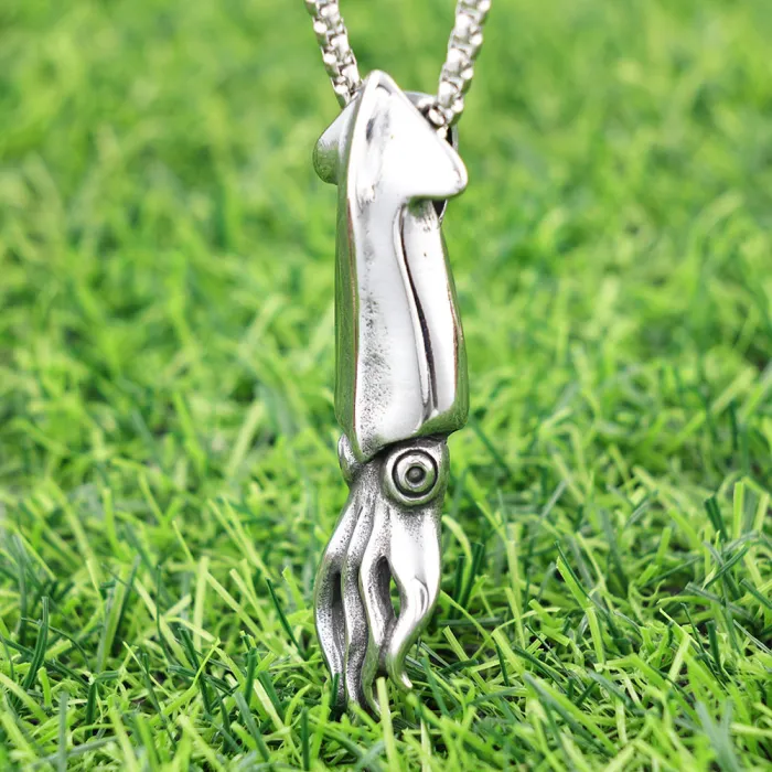 DIY Octopus Pendant Polished Stainless Steel | Gender-Neutral Jewelry | Trendy Design for Wholesale & Bulk Supply