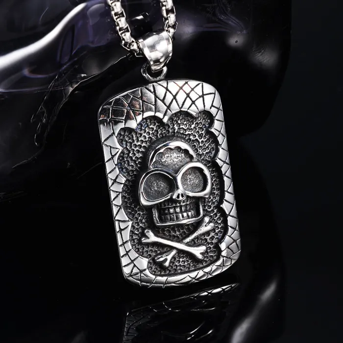 Pirate Ship Skull Pendant Wholesale – Unique Polished Stainless Steel Jewelry | No-Fade Finish | Ideal for Bulk Orders & Factory Direct Supply