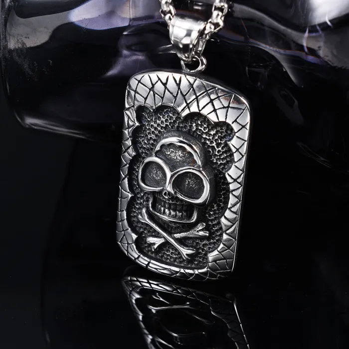 Pirate Ship Skull Pendant Wholesale – Unique Polished Stainless Steel Jewelry | No-Fade Finish | Ideal for Bulk Orders & Factory Direct Supply