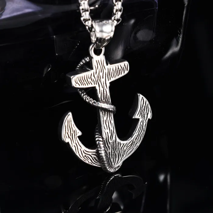 Factory Direct Wholesale Anchor Pendant – Polished Stainless Steel Nautical Design for Men & Women | Unisex Jewelry, Bulk Supply, In Stock