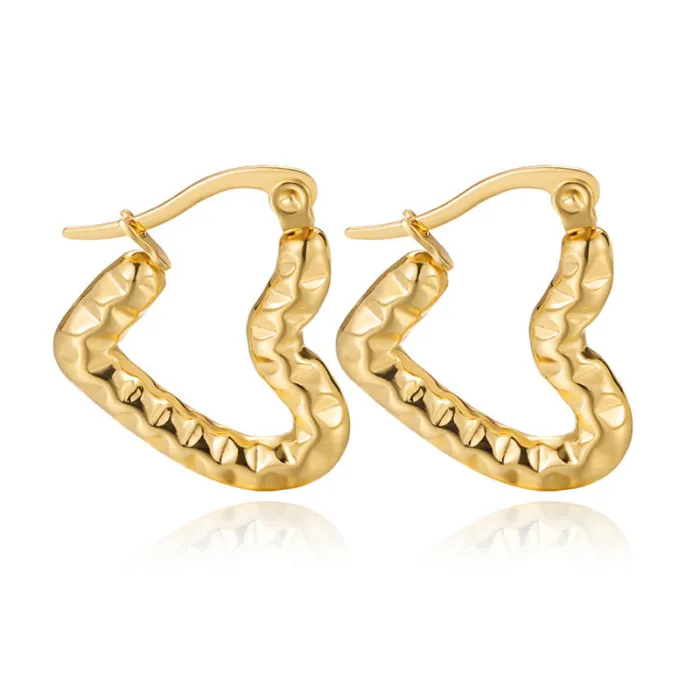 Hot-Selling INS Style Hoop Earrings – Minimalist Stainless Steel Clubwear Jewelry for Women