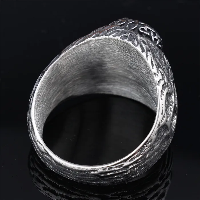 Unique Punk Skull Ring – Unisex Stainless Steel Statement Jewelry, Tarnish-Free