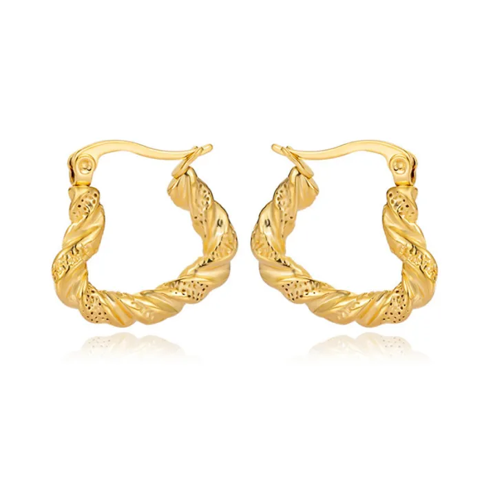 Minimalist Stainless Steel Hoop Earrings – Women's INS Club Style Jewelry