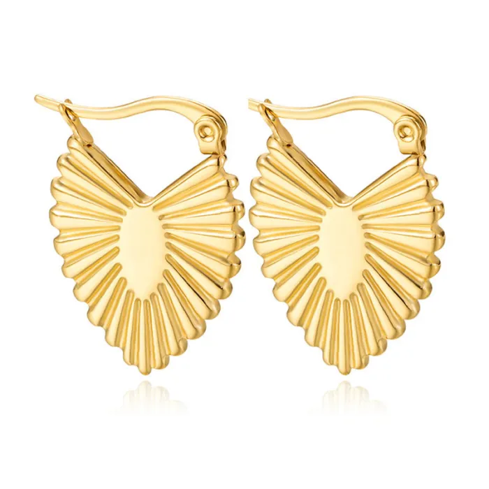 Women's Minimalist Club Style Earrings – INS-Inspired Stainless Steel Hoops (In Stock)
