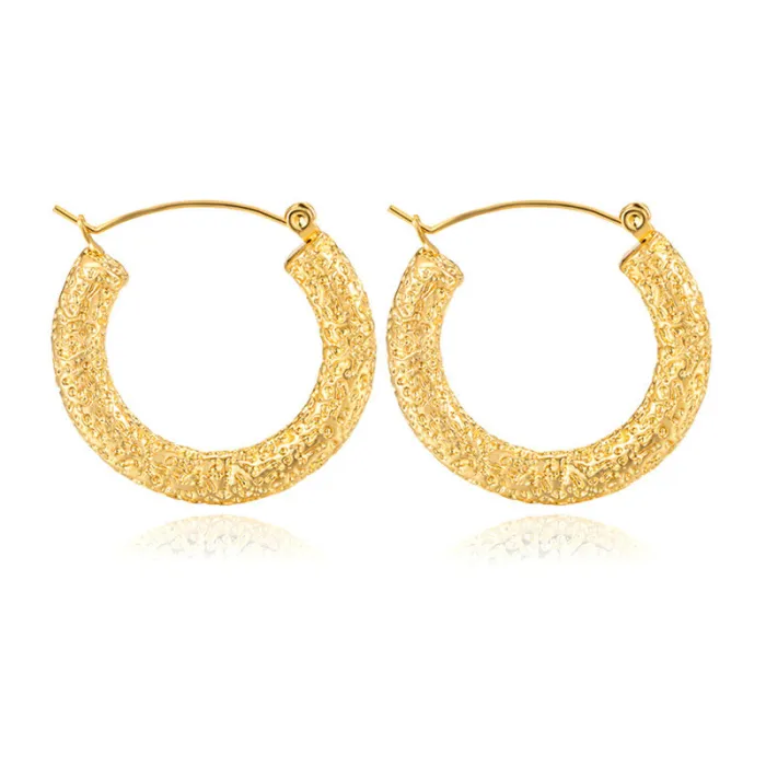 Women's Minimalist Club Style Earrings – INS-Inspired Stainless Steel Hoops (In Stock)