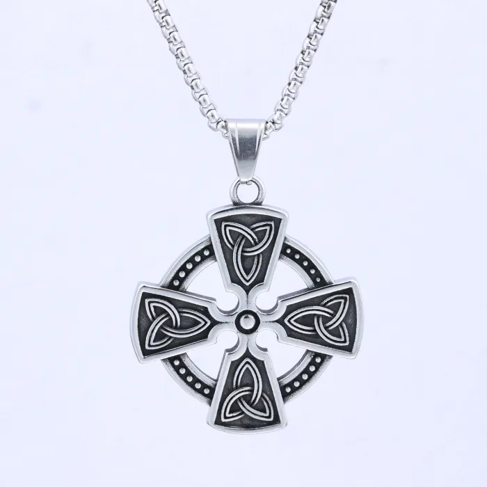 Vintage Biker Bee Pendant – Bold Stainless Steel Necklace, Retro Streetwear Style, Wholesale Jewelry
