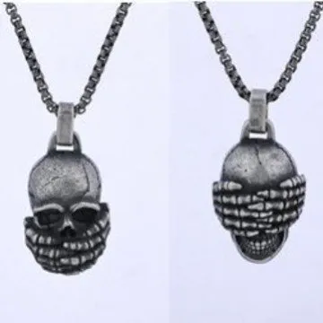 Playful Emoji Facepalm Pendant – Stainless Steel Necklace, Fun and Expressive Design, Wholesale Available