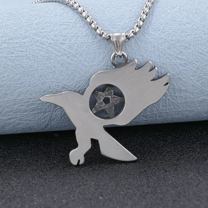 Wholesale Stainless Steel Eagle Star Pendant – Bold Animal-Inspired Jewelry for Men & Women | In-Stock Trendy Designs for Bulk Orders