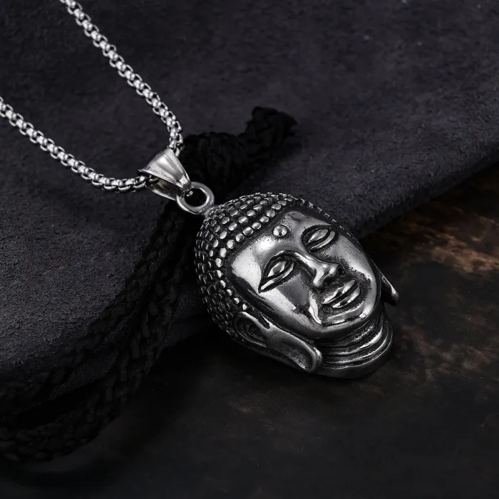 Wholesale Buddha Head Stainless Steel Pendant – Spiritual Jewelry for Men & Women | Factory Direct Supply, Ideal for Bulk Orders & Resellers