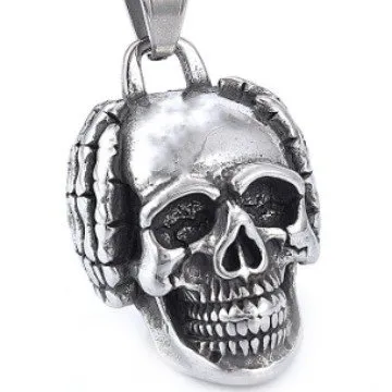 Emoji Scratching Head Stainless Steel Pendant Wholesale – Funny Expression Necklace for Men & Women | Bulk Supply, One-Piece Dropshipping