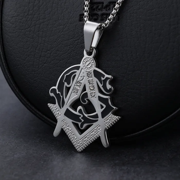 AG Freemasonry Epoxy Pendant Wholesale – Stainless Steel Masonic Jewelry | Trendy Dropshipping Piece, Factory Price, Bulk Available
