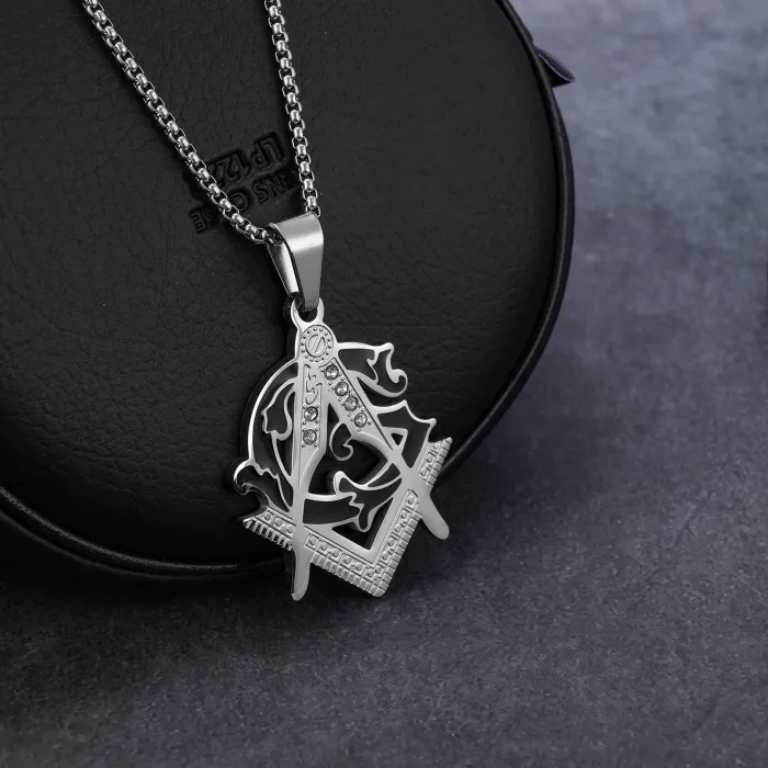 AG Freemasonry Epoxy Pendant Wholesale – Stainless Steel Masonic Jewelry | Trendy Dropshipping Piece, Factory Price, Bulk Available