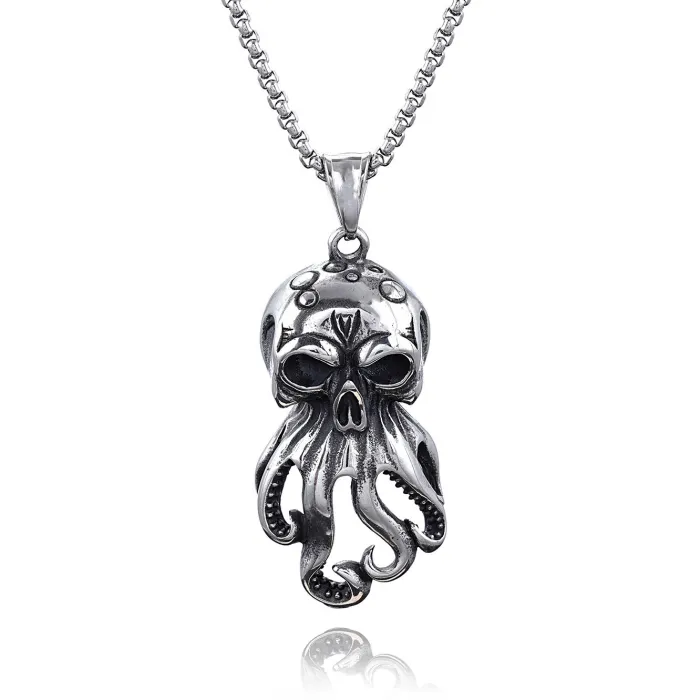Wholesale Octopus Pendant Necklace – Hot-Selling Animal Series Stainless Steel Jewelry for Men & Women | Factory Direct, In Stock, Ready to Ship