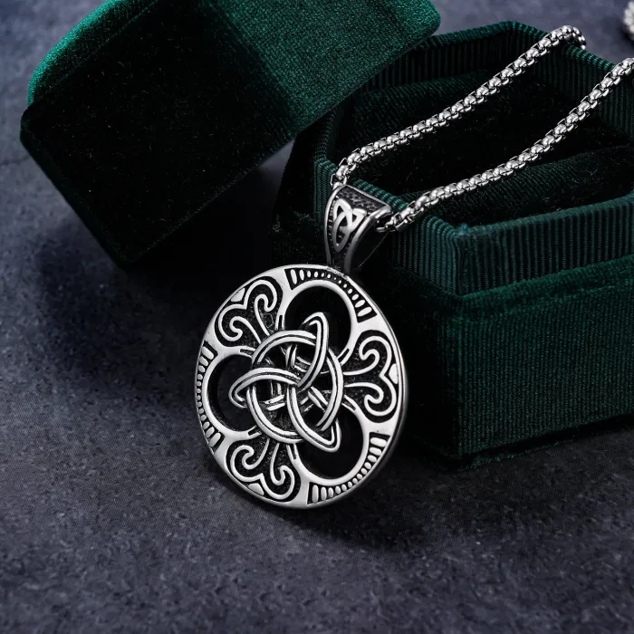 Viking Runes Stainless Steel Pendant Wholesale – Nordic Symbol Necklace | Factory Direct Supply, In Stock for One-Piece Dropshipping