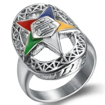 Bulk Stainless Steel Star Resin Ring – Waterdrop Five-Point Star Design, Fashion Jewelry Supplier, Unisex Titanium Steel Ring for AliExpress & Wholesale