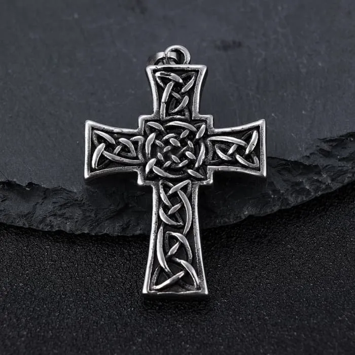 Wholesale Stainless Steel Evil Eye Pendant – Bold Gothic Jewelry for Men, Vintage Style Demon Eye Necklace, Bulk Punk Accessories Supplier