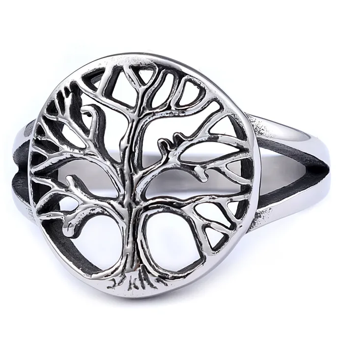 Wholesale Stainless Steel Tree of Life Pendant – Unique Fashion Jewelry in Durable Titanium Steel, Anti-Fade Finish, Ideal for Bulk Orders
