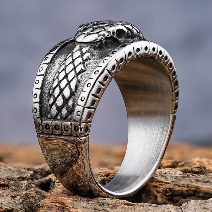 Wholesale Vintage Snake Rings in Stainless Steel – Animal Design Bulk Supplier at Factory Price