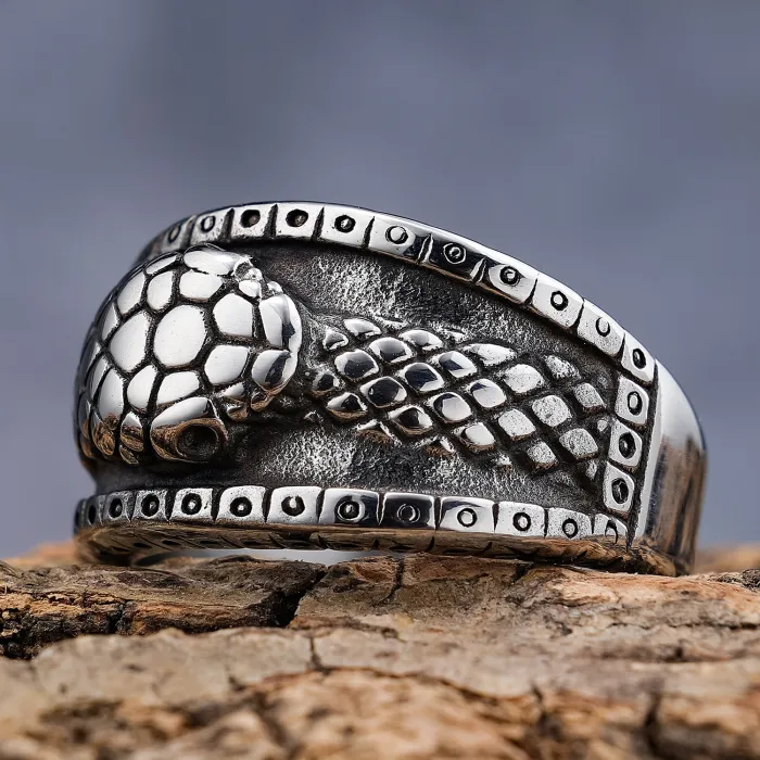 Wholesale Vintage Snake Rings in Stainless Steel – Animal Design Bulk Supplier at Factory Price