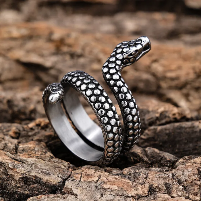 Wholesale Snake Rings for Men – Stainless Steel Classic Design | Bulk Supplier, Factory Price & Ready Stock