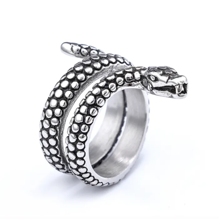 Wholesale Snake Rings for Men – Stainless Steel Classic Design | Bulk Supplier, Factory Price & Ready Stock