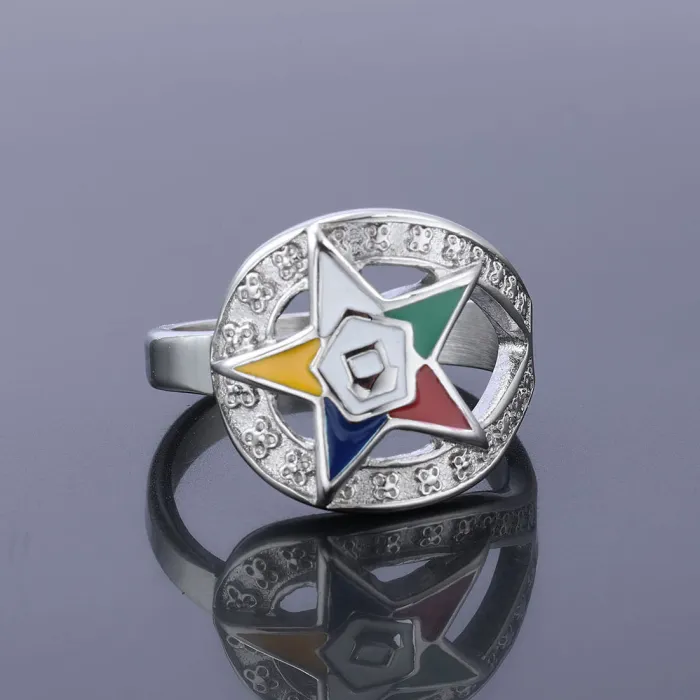 Wholesale Star Resin Rings – Stainless Steel Teardrop Pentagram Design | Bulk Supplier for AliExpress & Online Stores