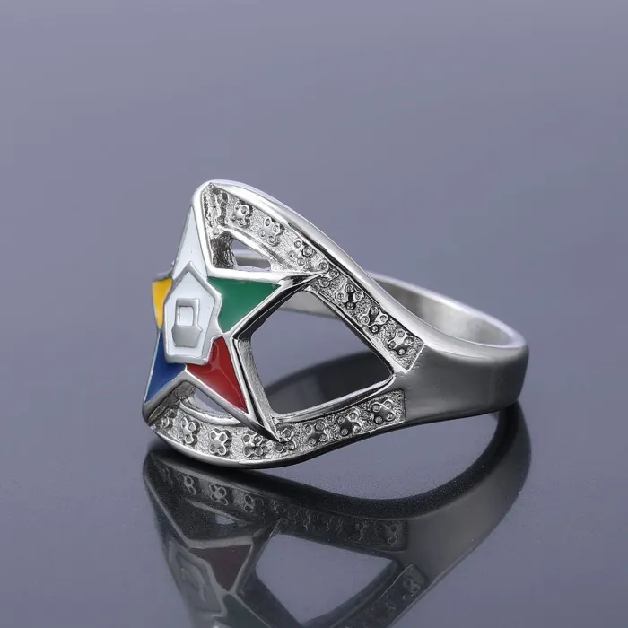 Wholesale Star Resin Rings – Stainless Steel Teardrop Pentagram Design | Bulk Supplier for AliExpress & Online Stores