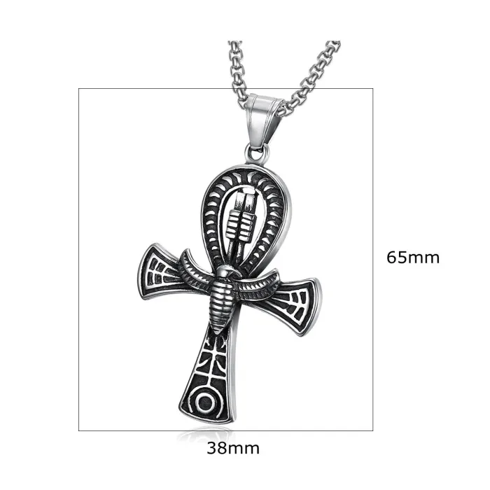 Wholesale Nautical Cross Necklaces for Men – Egyptian Ankh Pendant | Bulk Supplier, Factory Price New Arrival
