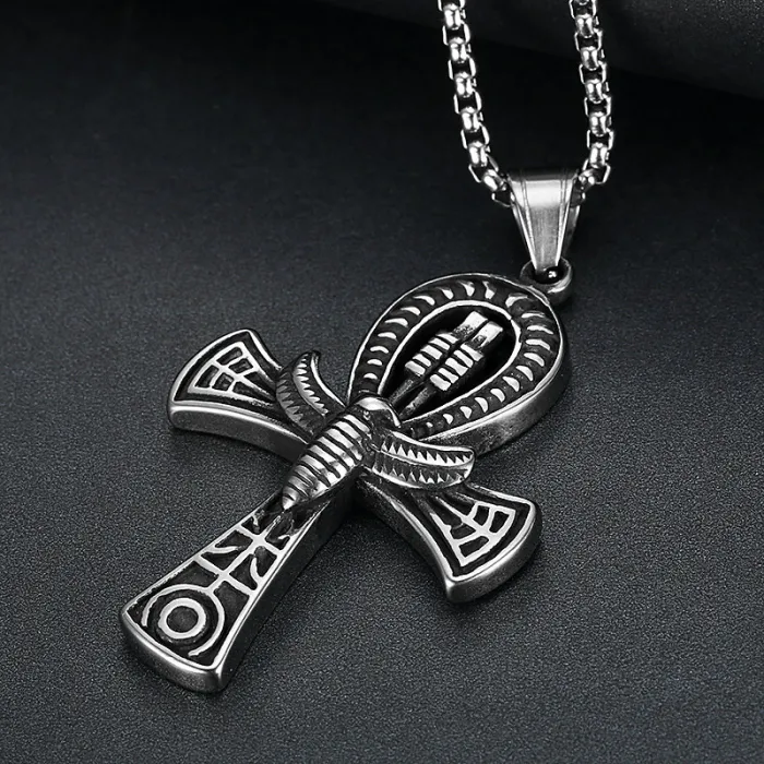 Wholesale Nautical Cross Necklaces for Men – Egyptian Ankh Pendant | Bulk Supplier, Factory Price New Arrival