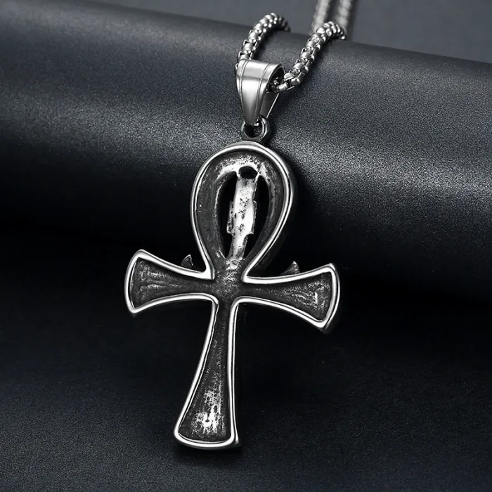 Wholesale Nautical Cross Necklaces for Men – Egyptian Ankh Pendant | Bulk Supplier, Factory Price New Arrival