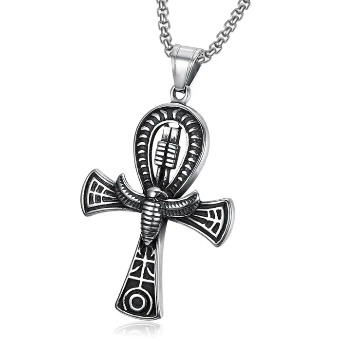 Wholesale Nautical Cross Necklaces for Men – Egyptian Ankh Pendant | Bulk Supplier, Factory Price New Arrival