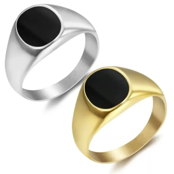 Wholesale Unisex Resin Rings – Minimalist Stainless Steel, Fade-Resistant Design | Bulk Jewelry Supplier in Stock
