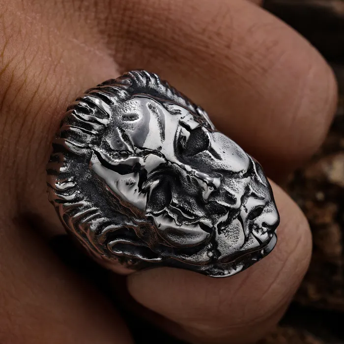 Wholesale Einstein Skull Rings for Men – Vintage Character Series in Stainless Steel | Bulk Supplier at Factory Price