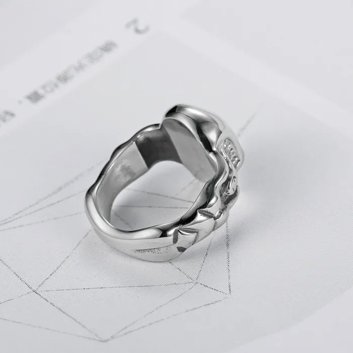 Wholesale Skull Rings – Unisex Small Skeleton Design in Titanium & Stainless Steel | Bulk Animal-Inspired Jewelry Supplier
