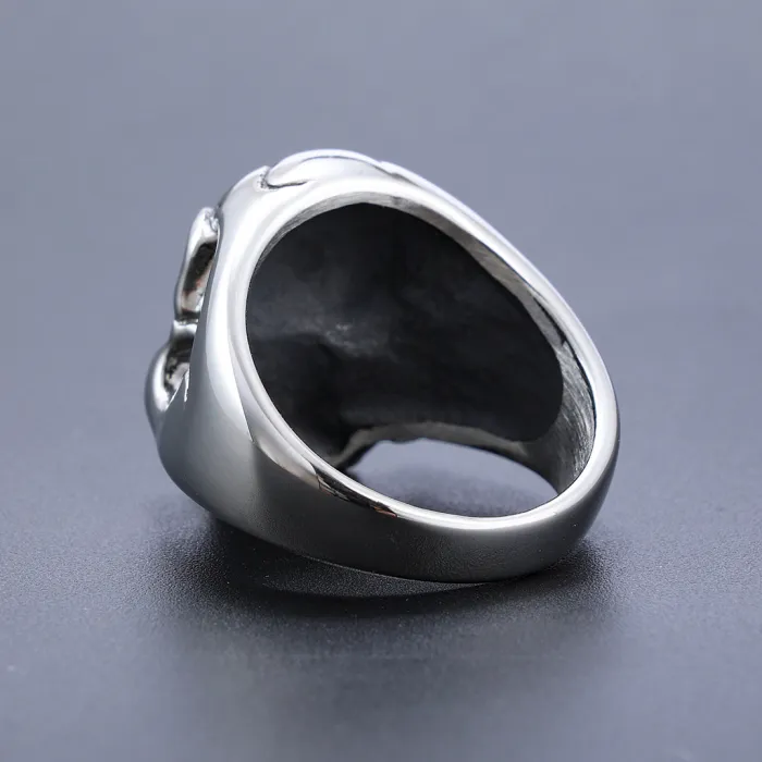 Wholesale Double Skull Punk Rings for Men – Stainless Steel | Wish Hot Seller, In Stock, Dropshipping Available