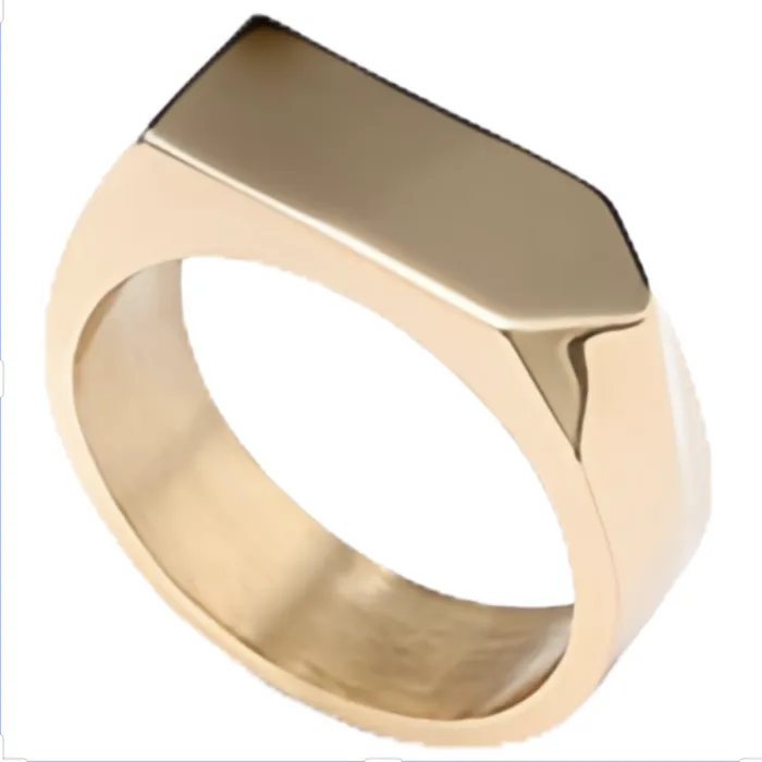 Wholesale Minimalist Irregular Rings for Men – Polished Stainless Steel Fashion Jewelry | Bulk Supplier for Trend Brands