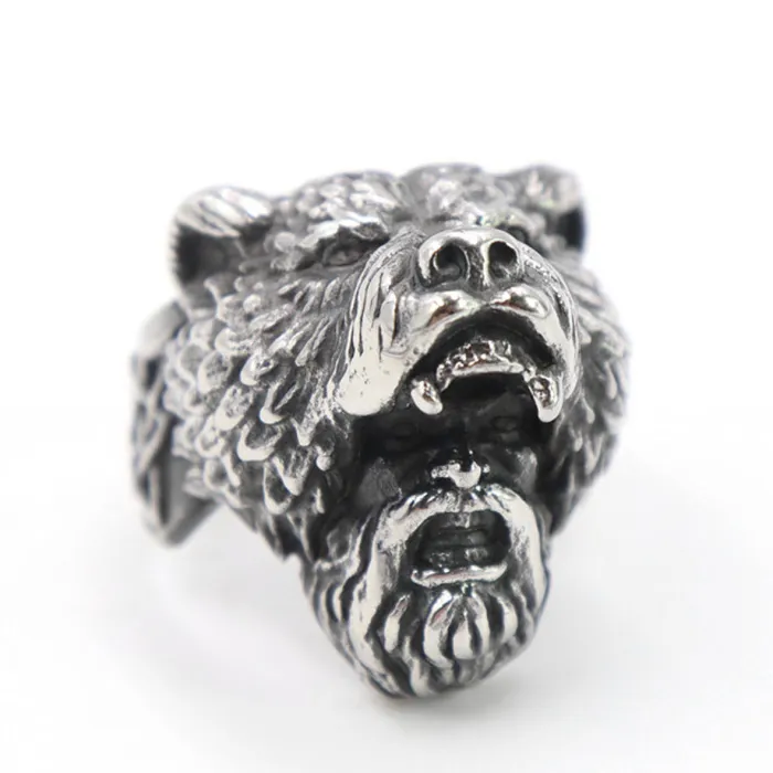 Wholesale Viking Wolf Rings for Men – Nordic Werewolf Design in 316 Stainless Steel | Bold Style, Bulk In Stock
