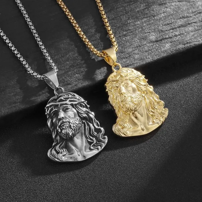 Wholesale HIPHOP YS Pendant Necklaces – Polished Vacuum-Plated Titanium Steel | Trendy Streetwear Jewelry, Bulk Supplier