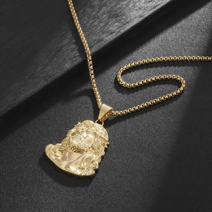 Wholesale HIPHOP YS Pendant Necklaces – Polished Vacuum-Plated Titanium Steel | Trendy Streetwear Jewelry, Bulk Supplier