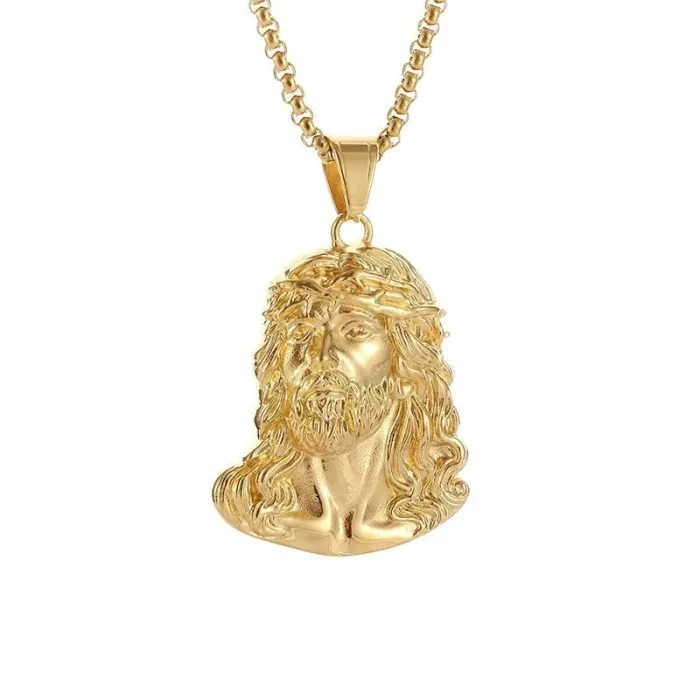 Wholesale HIPHOP YS Pendant Necklaces – Polished Vacuum-Plated Titanium Steel | Trendy Streetwear Jewelry, Bulk Supplier