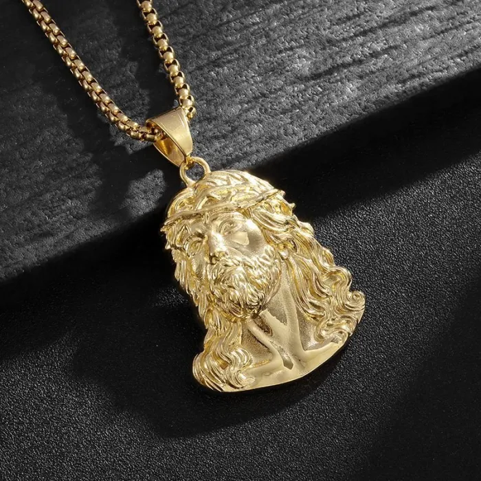 Wholesale HIPHOP YS Pendant Necklaces – Polished Vacuum-Plated Titanium Steel | Trendy Streetwear Jewelry, Bulk Supplier