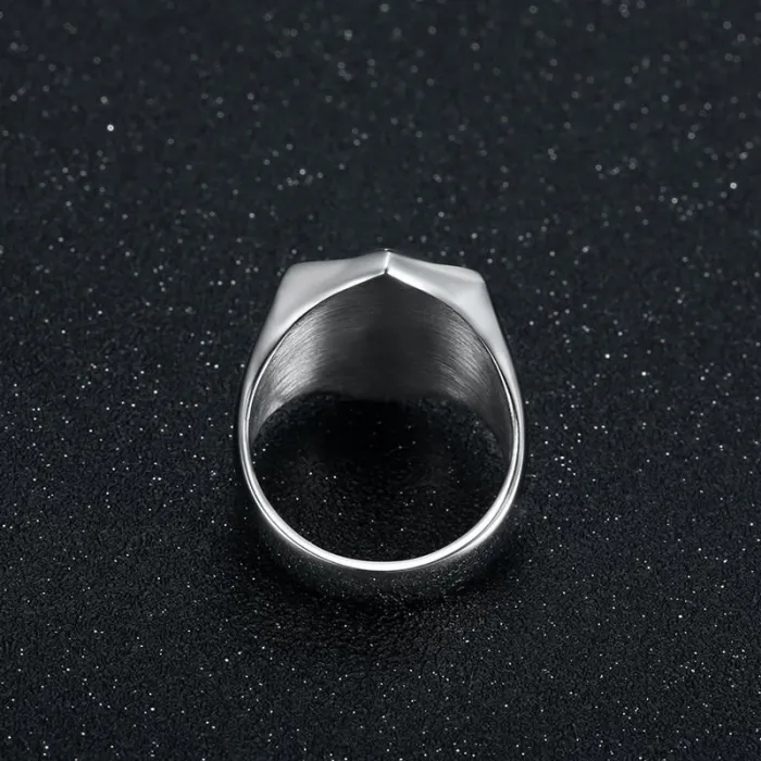 Wholesale Templar Knight Ring for Men – Medieval Crusader Cross Titanium Steel Jewelry | Vintage Gothic Supplier