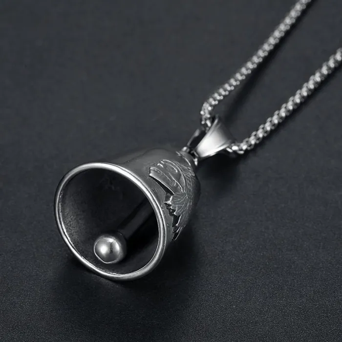 Wholesale Biker Skull Bell Keychain – Bulk Stainless Steel Indian Chief Ride Bell at Factory Price