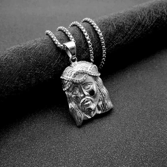 Wholesale Jesus Pendant Necklace – Gold Plated Iced Out Hip Hop Jewelry in Bulk, Factory Price Supplier